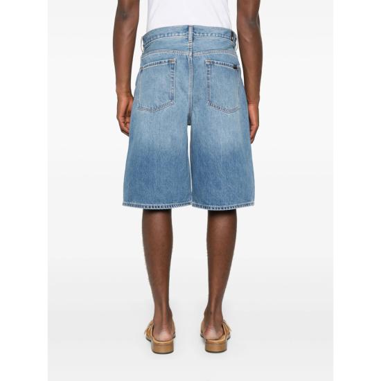 26SS 세븐포올맨카인드 데님 숏팬츠 7TI00E35 WIDE LEG 1DS BLUE - 7 FOR ALL MANKIND