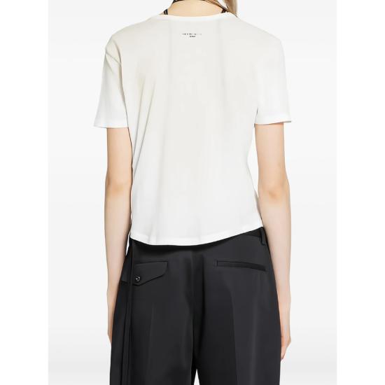 26SS 앤 드뮐미스터 반팔 티셔츠 B0013923 FA740 004 WHITE - ANN DEMEULEMEESTER