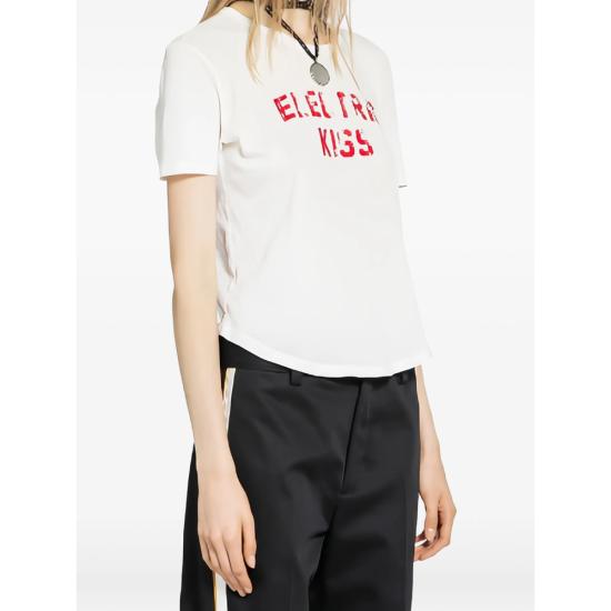26SS 앤 드뮐미스터 반팔 티셔츠 B0013923 FA740 004 WHITE - ANN DEMEULEMEESTER