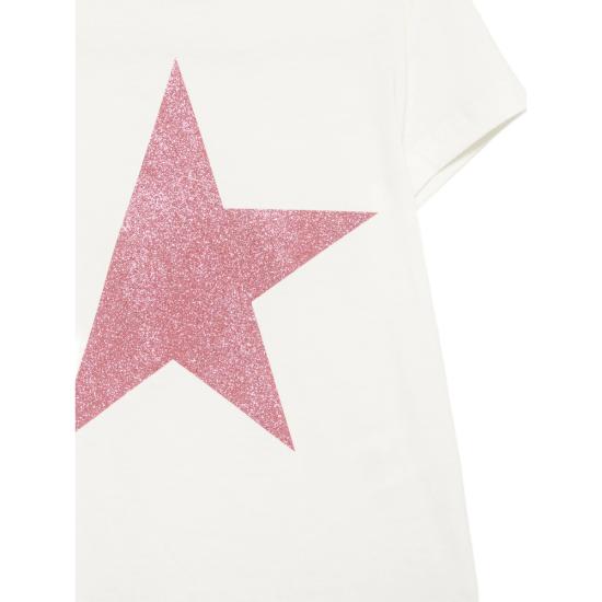 26SS [키즈] 골든구스 티셔츠 GKP01273 P002486 11560 NEUTRALS - GOLDEN GOOSE