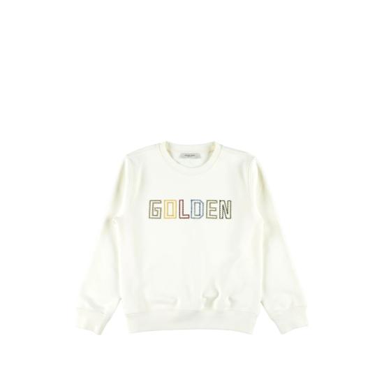 26SS [키즈] 골든구스 풀오버 GKP02214 P002455 11560 NEUTRALS