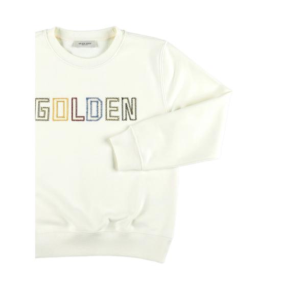 26SS [키즈] 골든구스 풀오버 GKP02214 P002455 11560 NEUTRALS - GOLDEN GOOSE