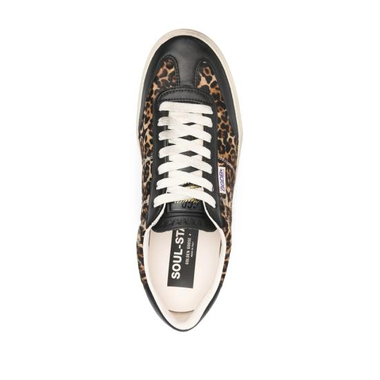26SS 골든구스 소울스타 스니커즈 GMF00464 F005051 81472 BLACK BROWN - GOLDEN GOOSE