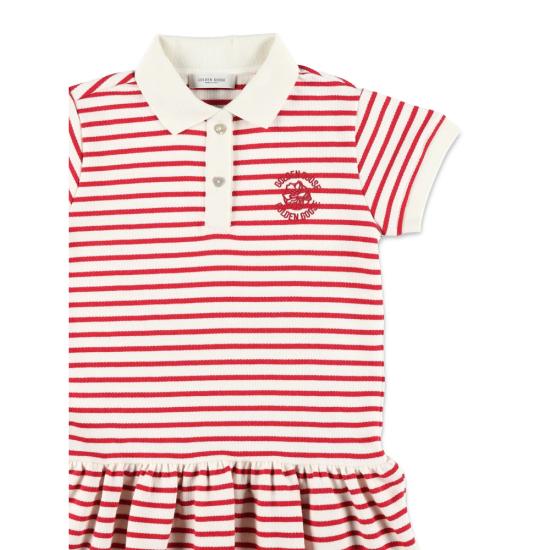 26SS [키즈] 골든구스 원피스 GKP02419 P002234 83270 RED WHITE - GOLDEN GOOSE