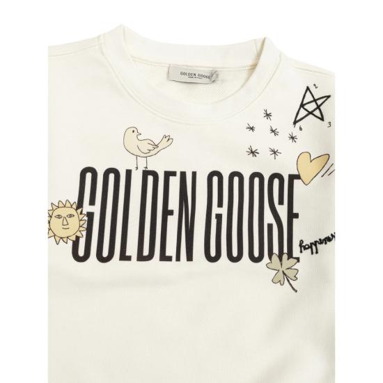 26SS [키즈] 골든구스 풀오버 GKP02214 P002438 11560 NEUTRALS - GOLDEN GOOSE