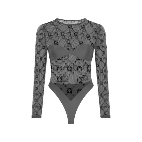 26SS 마린세르 바디수트 티셔츠 WTO474A CJER0005 BK99 BLACK