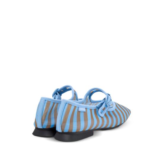 26SS 캠퍼 플랫 슈즈 K201628 011 BLUE BROWN - CAMPER