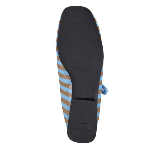 26SS 캠퍼 플랫 슈즈 K201628 011 BLUE BROWN - CAMPER