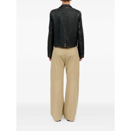 26SS MM6 메종마르지엘라 가죽 자켓 M07021 S62AN0182 900 BLACK NEUTRALS - MM6 MAISON MARGIELA