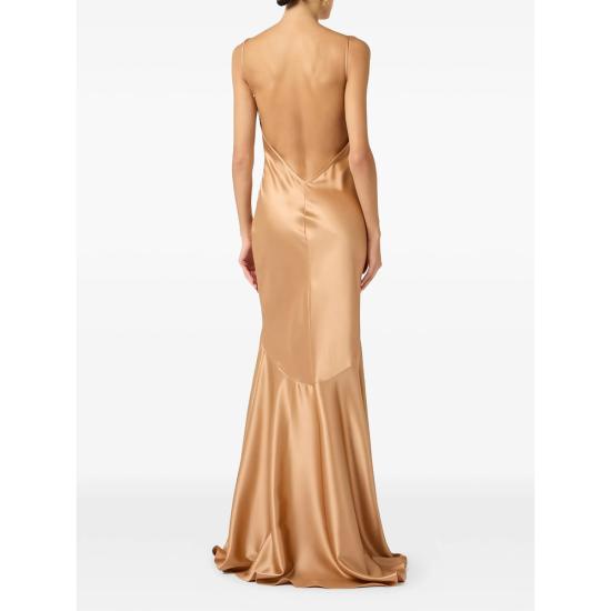 26SS 엘리자베타프랜치 롱 원피스 ABR3462E2 EV8 PINK - ELISABETTA FRANCHI