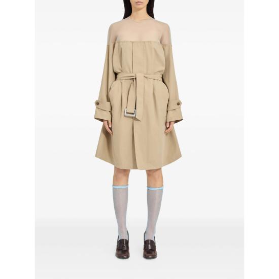 26SS MM6 메종마르지엘라 미디 원피스 M35858 S62DD0062 115 BROWN - MM6 MAISON MARGIELA