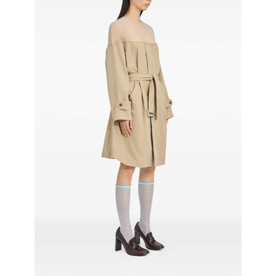 26SS MM6 메종마르지엘라 미디 원피스 M35858 S62DD0062 115 BROWN - MM6 MAISON MARGIELA