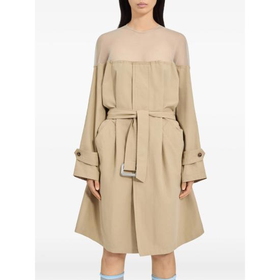 26SS MM6 메종마르지엘라 미디 원피스 M35858 S62DD0062 115 BROWN - MM6 MAISON MARGIELA