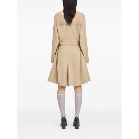 26SS MM6 메종마르지엘라 미디 원피스 M35858 S62DD0062 115 BROWN - MM6 MAISON MARGIELA