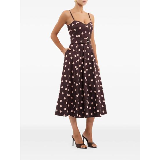 26SS 레베카 밸런스 롱 원피스 2601 1712 POLKA BROWN - REBECCA VALLANCE