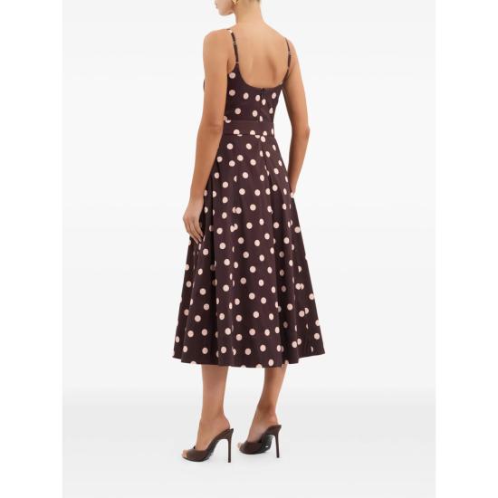 26SS 레베카 밸런스 롱 원피스 2601 1712 POLKA BROWN - REBECCA VALLANCE