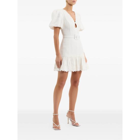 26SS 레베카 밸런스 미디 원피스 2601 1534 IVORY NEUTRALS - REBECCA VALLANCE