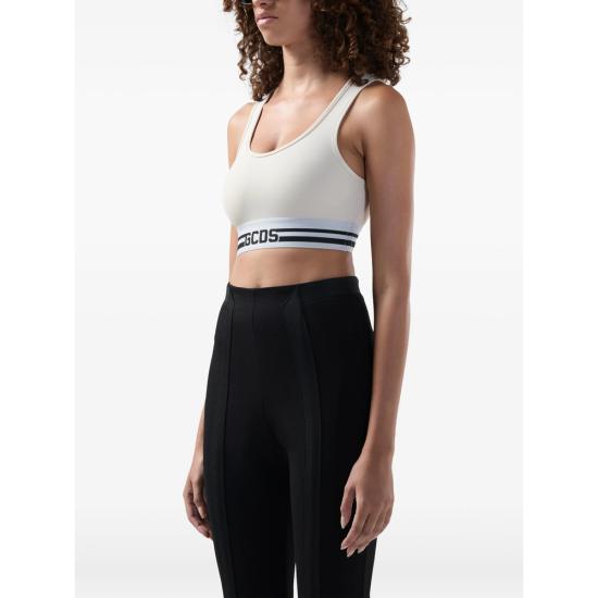 26SS 지씨디에스 민소매 티셔츠 Z0WEQG057J012 WHBLK WHITE - GCDS