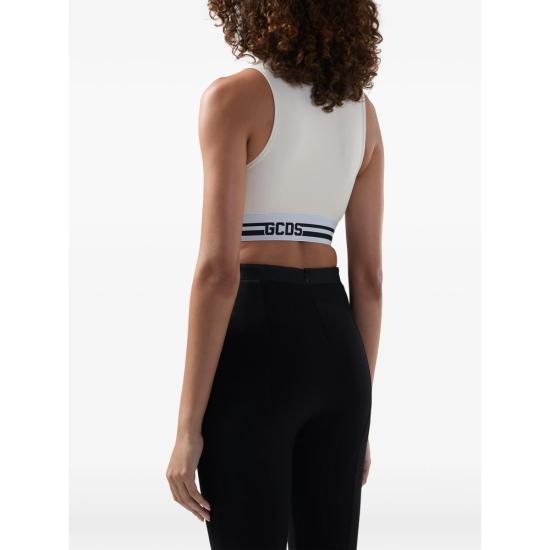 26SS 지씨디에스 민소매 티셔츠 Z0WEQG057J012 WHBLK WHITE - GCDS