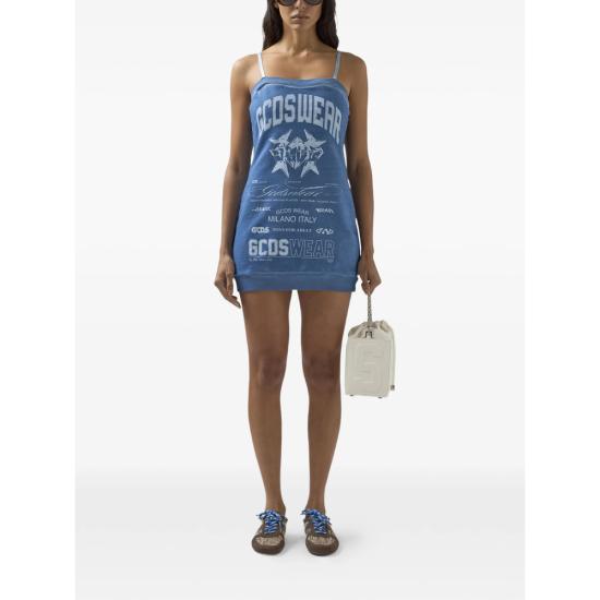 26SS 지씨디에스 숏 원피스 C1WWQB024F034 BLUWH BLUE - GCDS