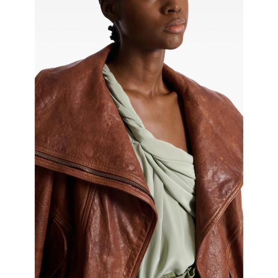 26SS 발망 무스탕 GF0TD230LE37 LE37 8EH BROWN GREEN - BALMAIN