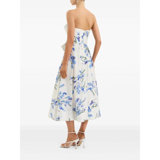 26SS 레베카 밸런스 롱 원피스 2601 1465 PRINT WHITE BLUE - REBECCA VALLANCE