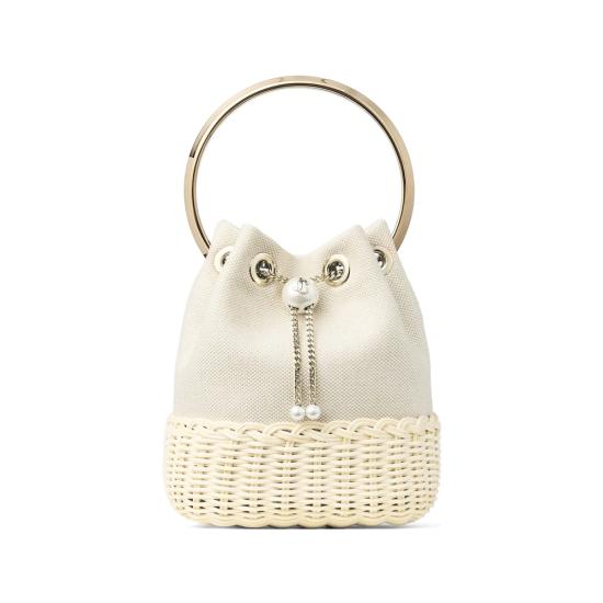 26SS 지미추 토트백 BON BON BRT GOLD NEUTRALS NEUTRALS