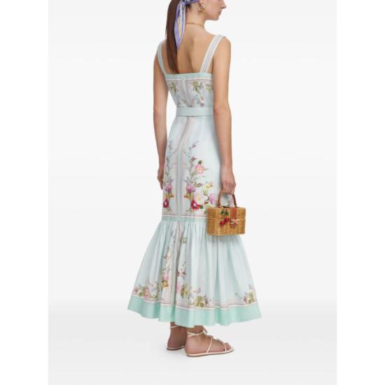 26SS 셀프 포트레이트 롱 원피스 AC26 030M G GREEN - SELF PORTRAIT