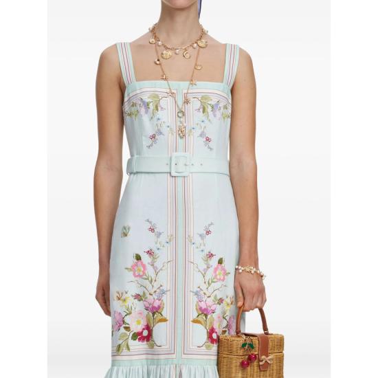 26SS 셀프 포트레이트 롱 원피스 AC26 030M G GREEN - SELF PORTRAIT