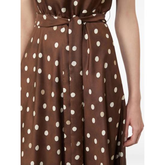 26SS 에스막스마라 롱 원피스 SMMMARTINA 061 002 BROWN WHITE - 'S MAX MARA