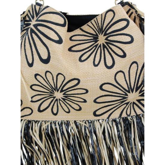 26SS 팜 리오 토트백 356606 L0160 NEUTRALS BLACK - FARM RIO