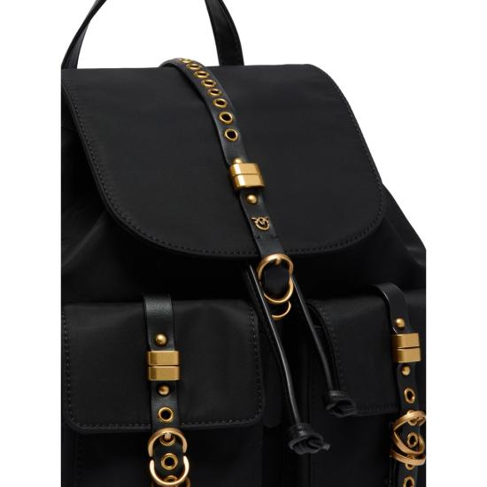 26SS 핑코 백팩 106051 A358 Z99Q BLACK - PINKO