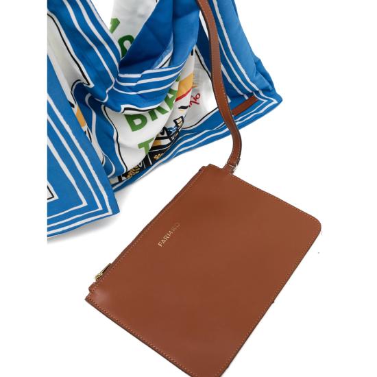 26SS 팜 리오 숄더백 358437 L0153 WHITE BLUE - FARM RIO