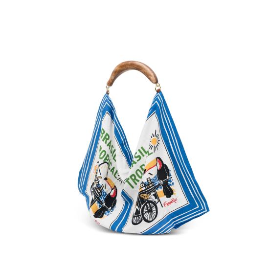 26SS 팜 리오 숄더백 358437 L0153 WHITE BLUE - FARM RIO