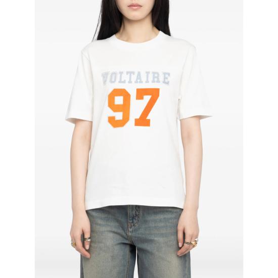 26SS 자딕앤볼테르 반팔 티셔츠 JWTS02865 JUDO WHITE - ZADIG & VOLTAIRE