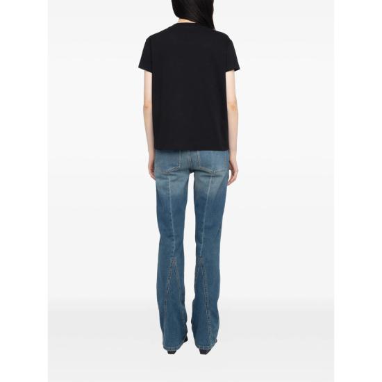 26SS 자딕앤볼테르 반팔 티셔츠 JWTS02871 BLACK - ZADIG & VOLTAIRE