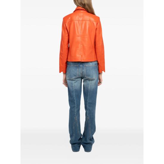 26SS 자딕앤볼테르 가죽 자켓 RWOW01244 TANGE ORANGE - ZADIG & VOLTAIRE