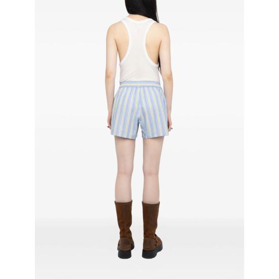 26SS 자딕앤볼테르 숏팬츠 WWBS01176 SIXTI BLUE YELLOW - ZADIG & VOLTAIRE