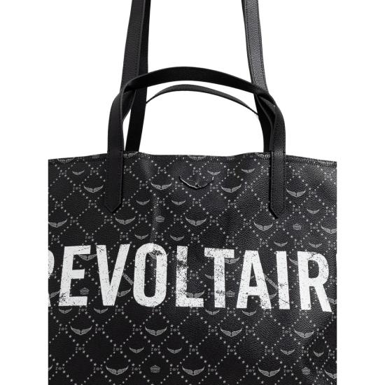 26SS 자딕앤볼테르 토트백 LWBA04342 BLACK BLACK WHITE - ZADIG & VOLTAIRE