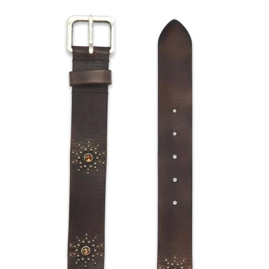 26SS 에이치티씨 가죽 벨트 26SHTCI004 TMORO BROWN - HTC