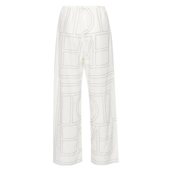 26SS 토템 팔라초 팬츠 243 WRB1092 FB0239 200 WHIBK WHITE BLACK - TOTEME