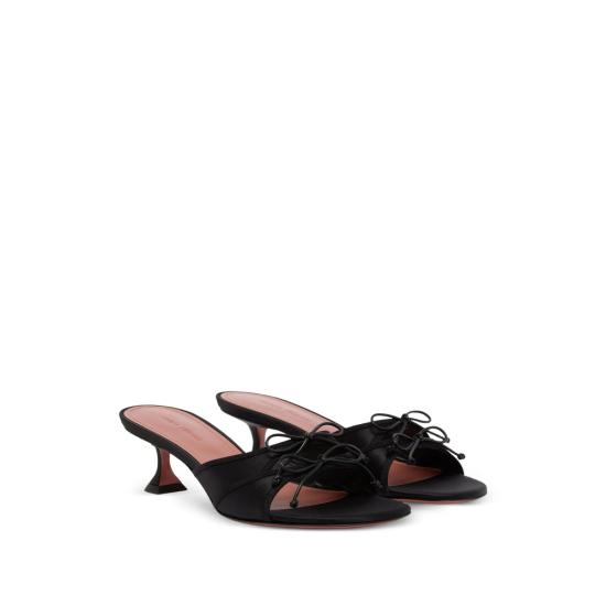 26SS 아미나 무아디 힐/펌프스 ELEONORA 45 BLACK - AMINA MUADDI