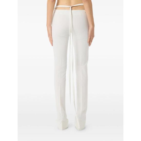 26SS 블루마린 스트레이트 팬츠 4P108A N0102 WHITE - BLUMARINE