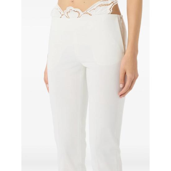 26SS 블루마린 스트레이트 팬츠 4P108A N0102 WHITE - BLUMARINE