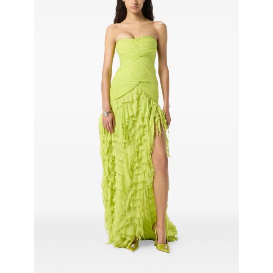 26SS 블루마린 원피스 4A408A N0488 GREEN - BLUMARINE