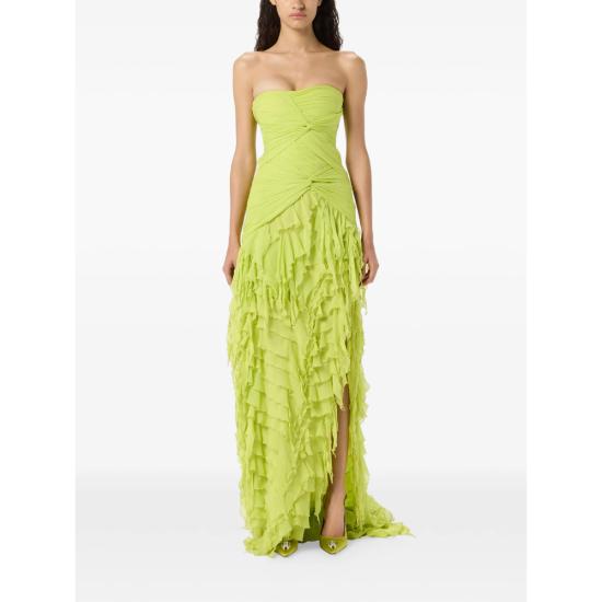 26SS 블루마린 원피스 4A408A N0488 GREEN - BLUMARINE