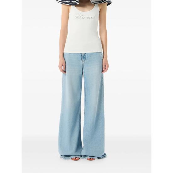 26SS 블루마린 팔라초 팬츠 2J261A D0631 BLUE - BLUMARINE