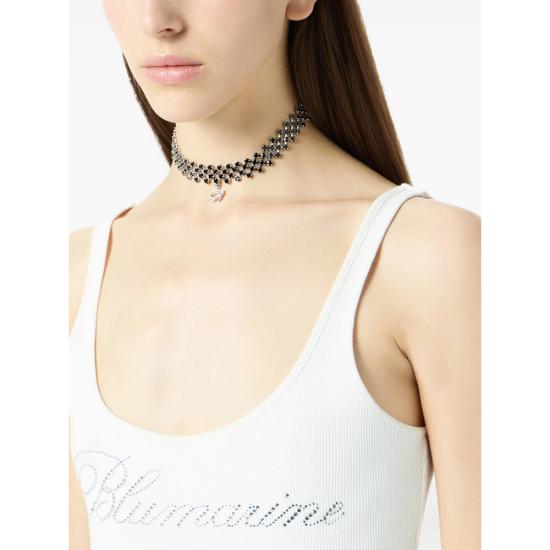 26SS 블루마린 목걸이/팬던트 2W396A A9909 SILVER BLACK - BLUMARINE