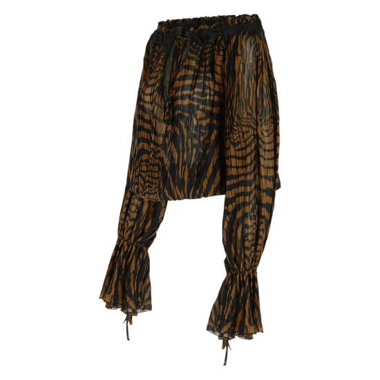 26SS 블루마린 블라우스 2C440A M5179 BROWN BLACK - BLUMARINE