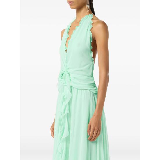 26SS 블루마린 원피스 2A803A N0477 GREEN - BLUMARINE